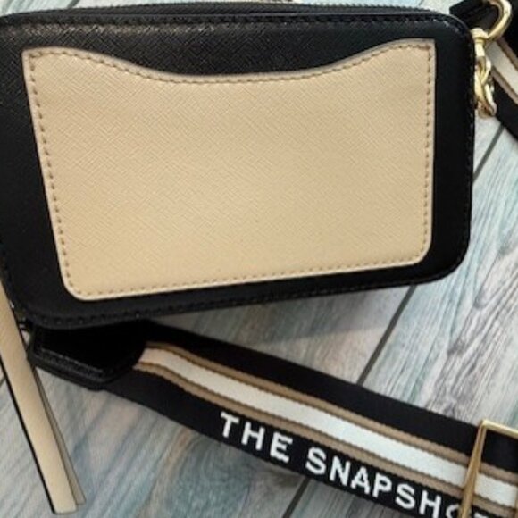 NWT Marc Jacobs "The Snapshot" crossbody bag in calf leather NEW CLOUD MULTI - Picture 10 of 16